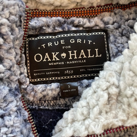 Like new True Grit 1/2 zip pullover vintage blue size s - Picture 5 of 6